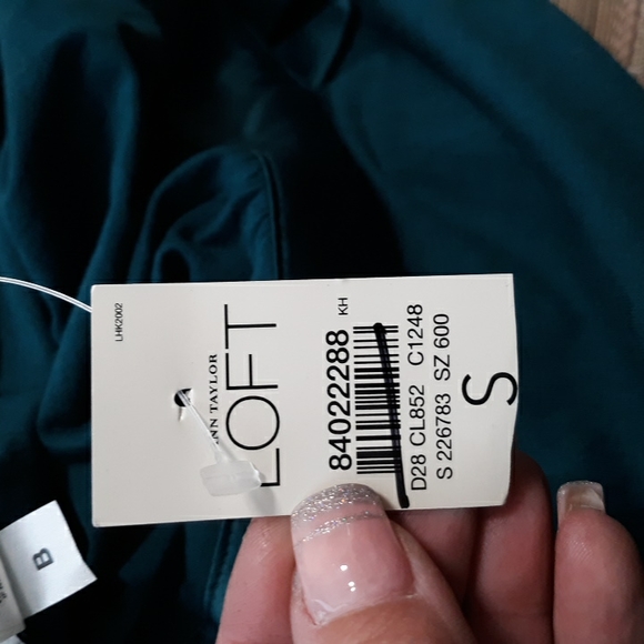 Ann Tayler Loft sleeveless blouse size S - Picture 6 of 7